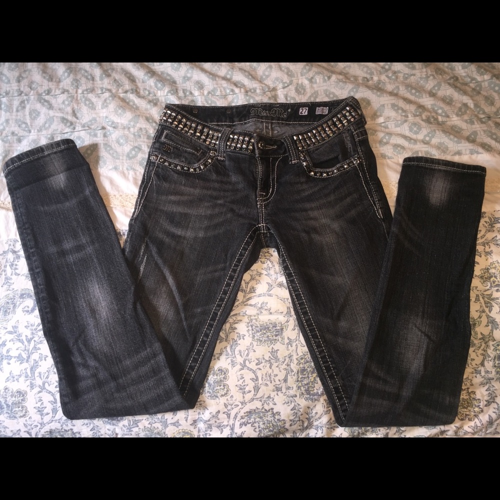 Faded Black Miss Me Jeans🖤